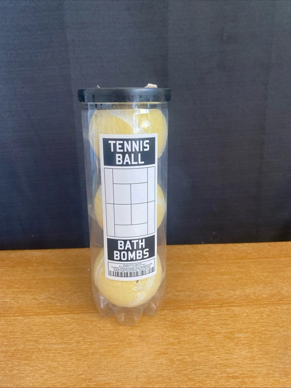 Sportigift Tennis Ball Bath Bombs 3-Pack (6 oz Each) Novelty Gift New